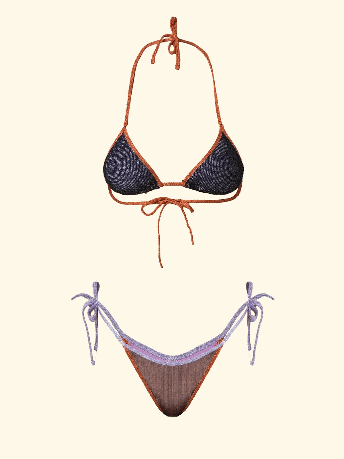 Women's Bikinis F**K Triangle with Slip Multicolor thong SW0630-MC sold by F**K Official product image thumbnail 3