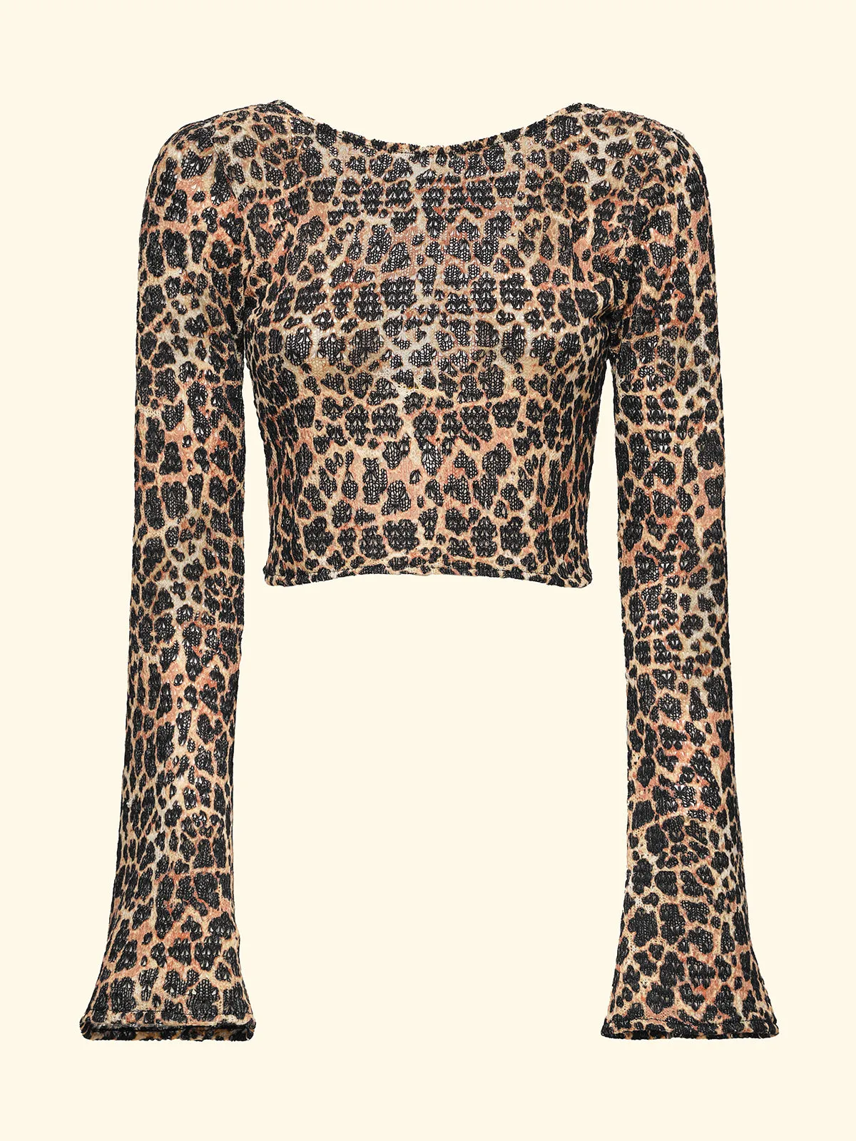 Women's Long Sleeve Crop Top F**K Fantasy SW0136-X01 sold by F**K Official product image thumbnail 3