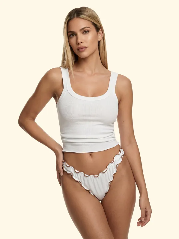 Slip American Fixed Woman F**K White SW1921-WH made by F**K Official