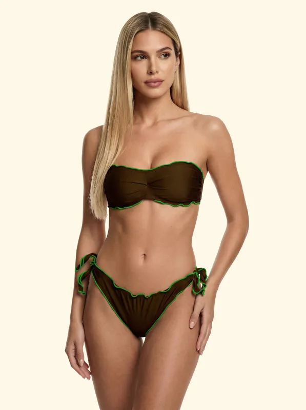 Slip Adjustable Woman F**K Brown SW1920-BN made by F**K Official