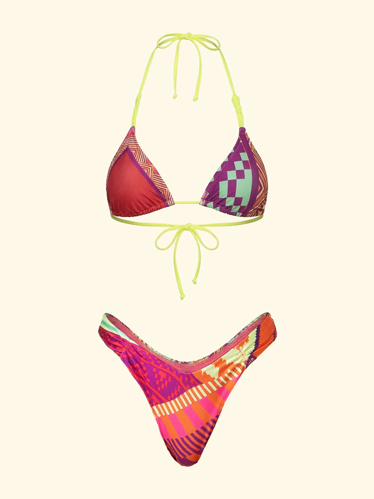 Women's F**KTriangle Bikini with Slip American Fixed Fantasy SW0270-X13 sold by F**K Official product image thumbnail 3