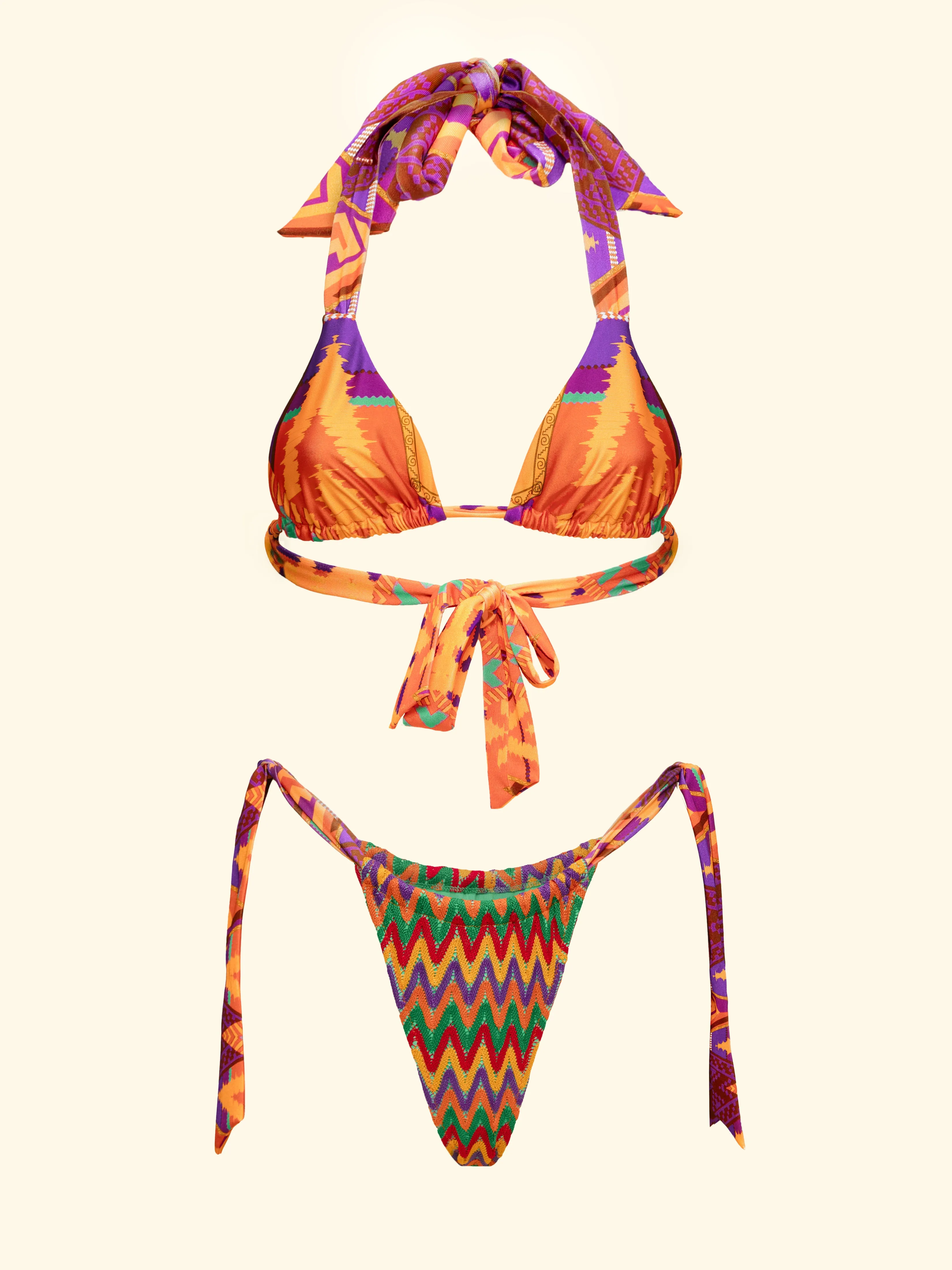 Women's Bikinis F**K Triangle with Slip Adjustable Fantasy SW0230-X11 sold by F**K Official product image thumbnail 3