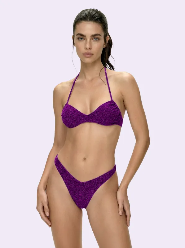 Bikini Donna F**K Crazy Fascia con Slip Americano Fisso Fucsia SW0521-FX sold by F**K Official