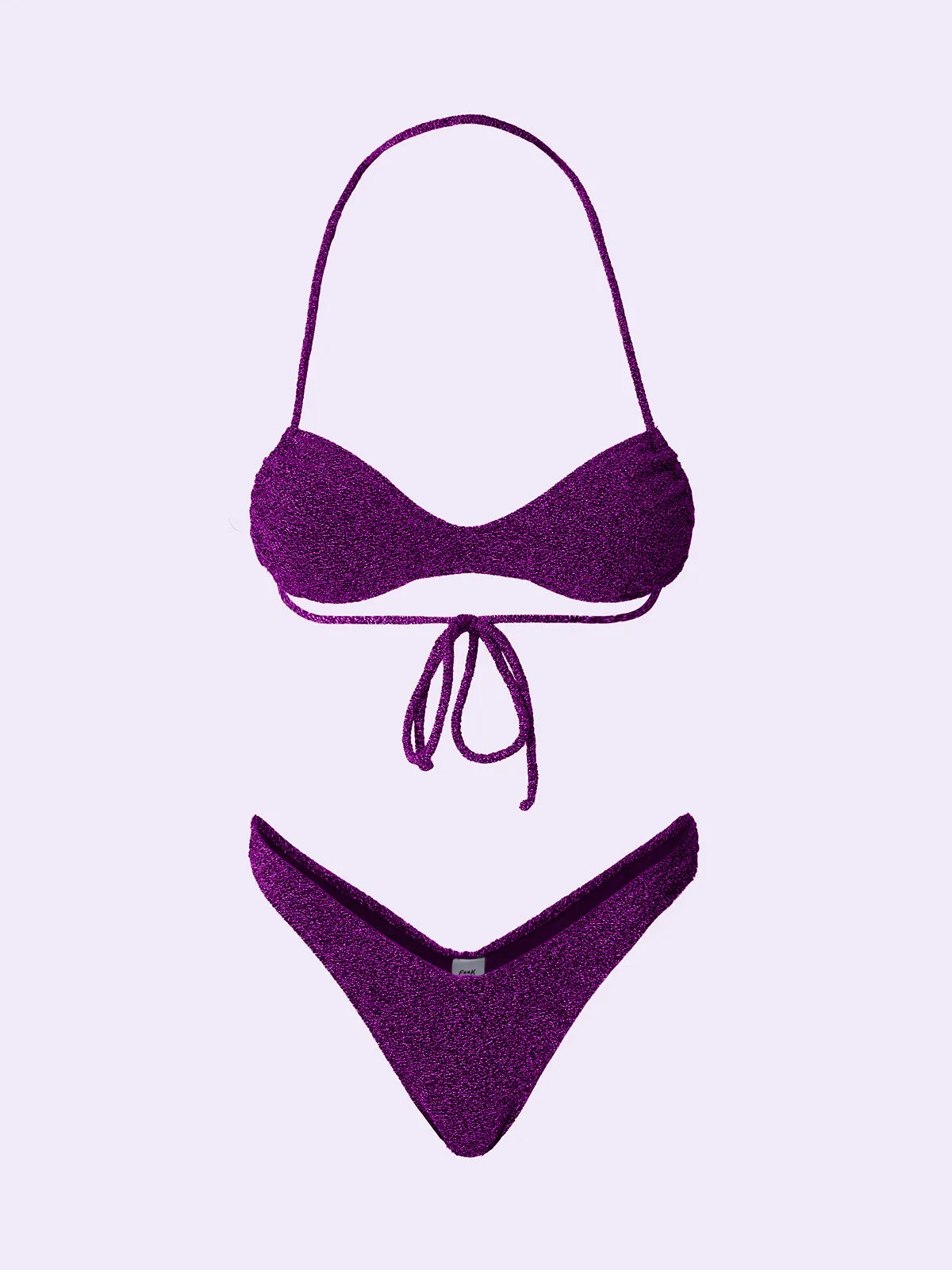 Bikini Donna F**K Crazy Fascia con Slip Americano Fisso Fucsia SW0521-FX sold by F**K Official product image thumbnail 3