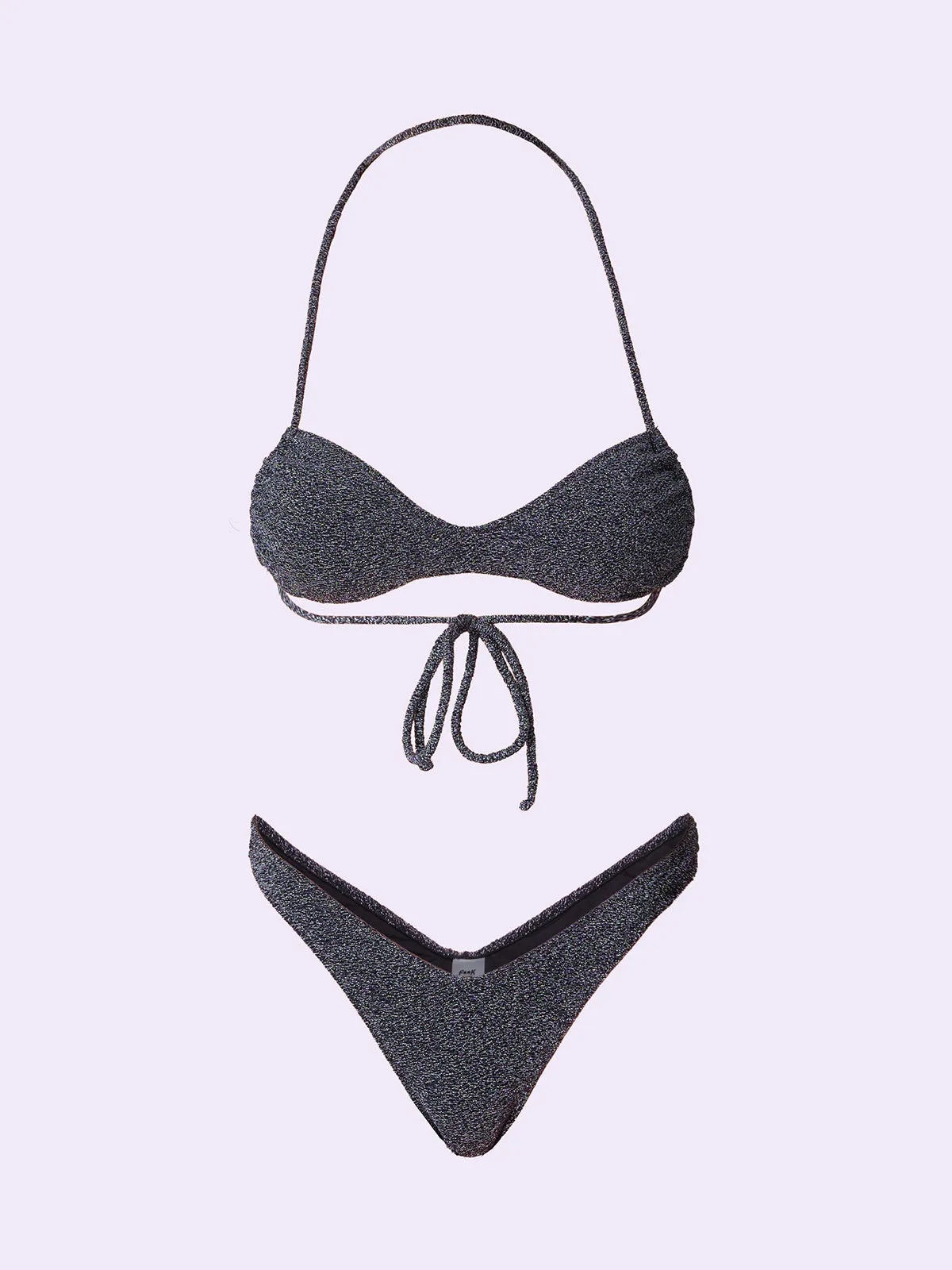 Bikini Donna F**K Crazy Fascia con Slip Americano Fisso Grigio SW0521-GR sold by F**K Official product image thumbnail 3