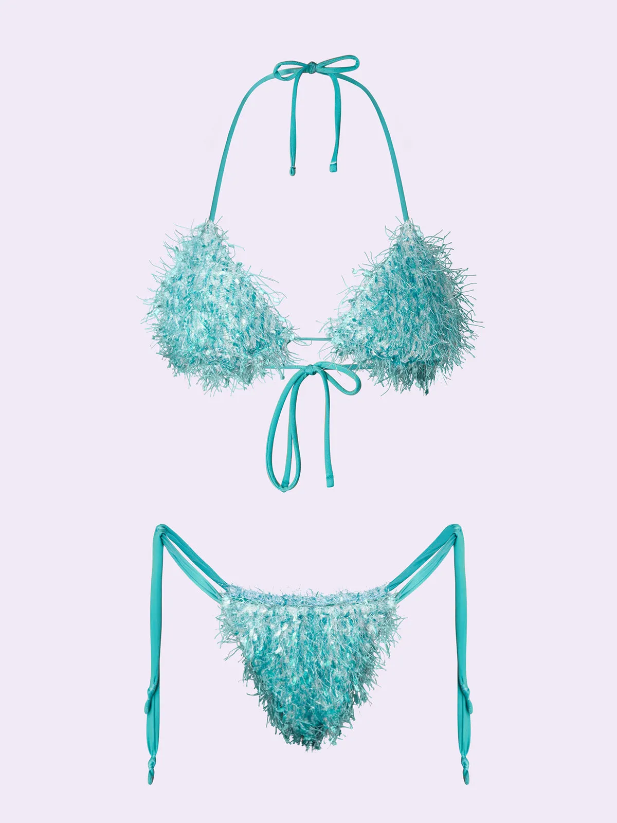 Women's Bikinis F**K Crazy Triangle with Slip Adjustable Oil SW0730-PT sold by F**K Official product image thumbnail 3