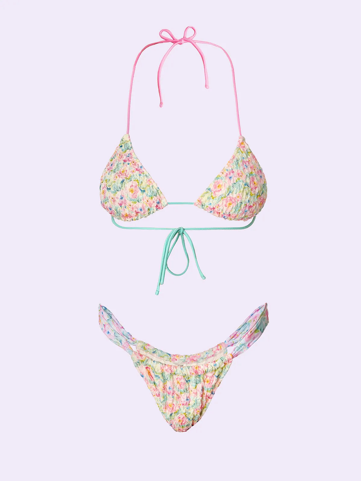 Bikini Donna F**K Crazy Triangolo con Slip Brasiliano Fisso Fantasia SW0100-X01 sold by F**K Official product image thumbnail 3