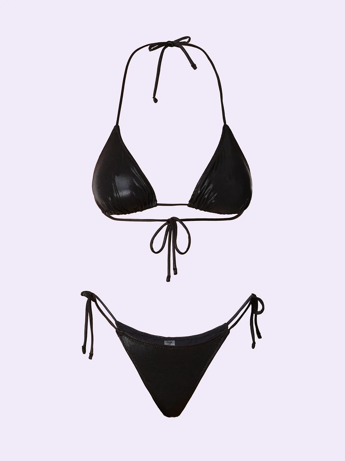 Bikini Donna F**K Crazy Triangolo con Slip Regolabile Nero SW0510-BK sold by F**K Official product image thumbnail 3