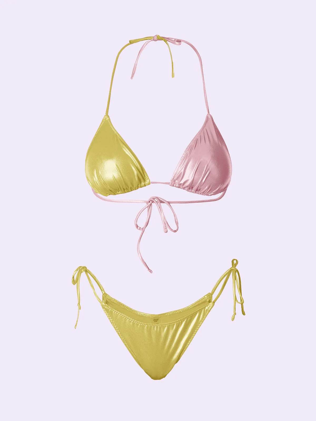 Bikini Donna F**K Crazy Triangolo con Slip Regolabile Verde SW0510-GN sold by F**K Official product image thumbnail 3