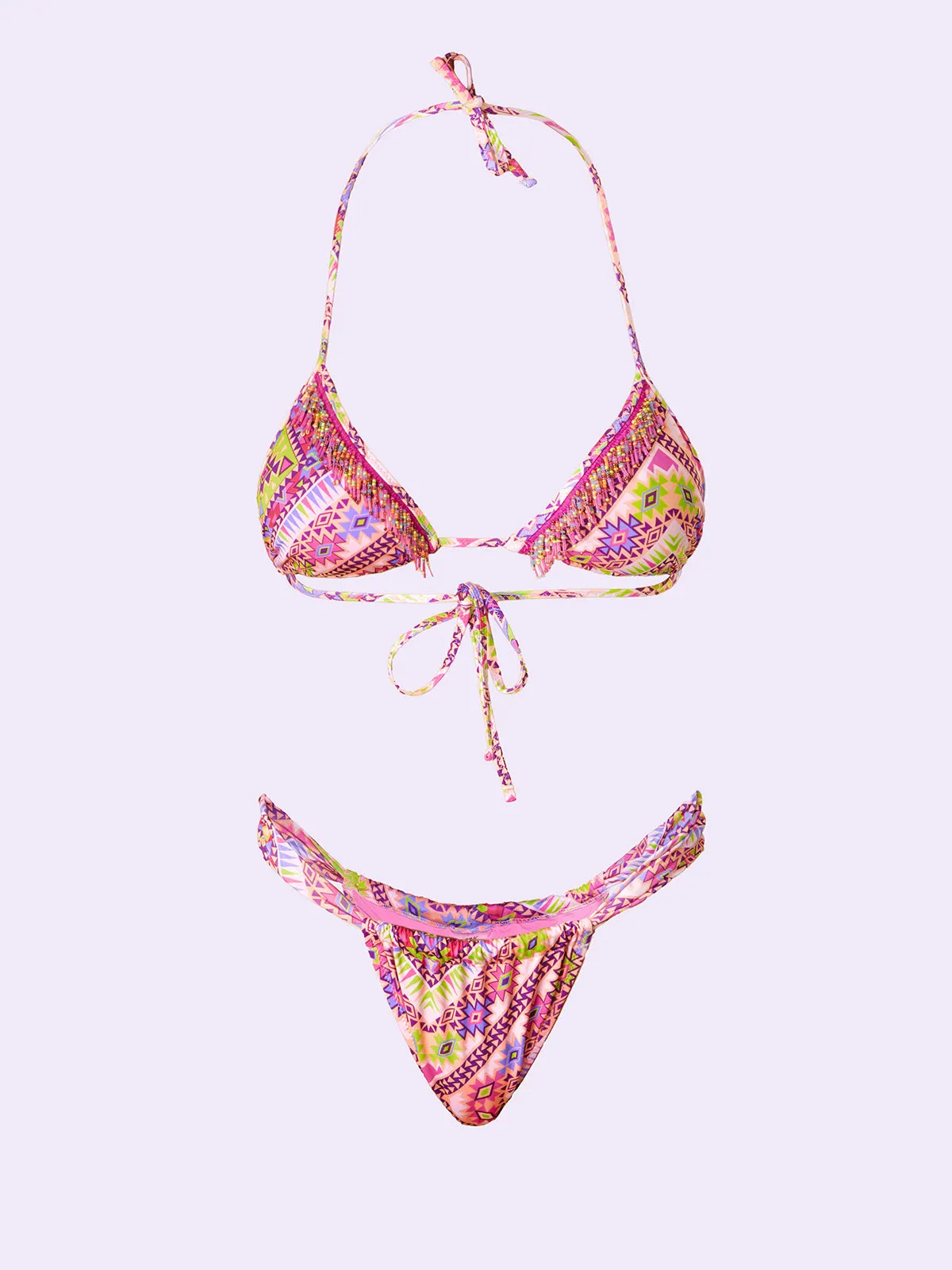 Bikini Donna F**K Crazy Triangolo con Slip Brasiliano Fisso Fantasia SW0700-X22 sold by F**K Official product image thumbnail 3
