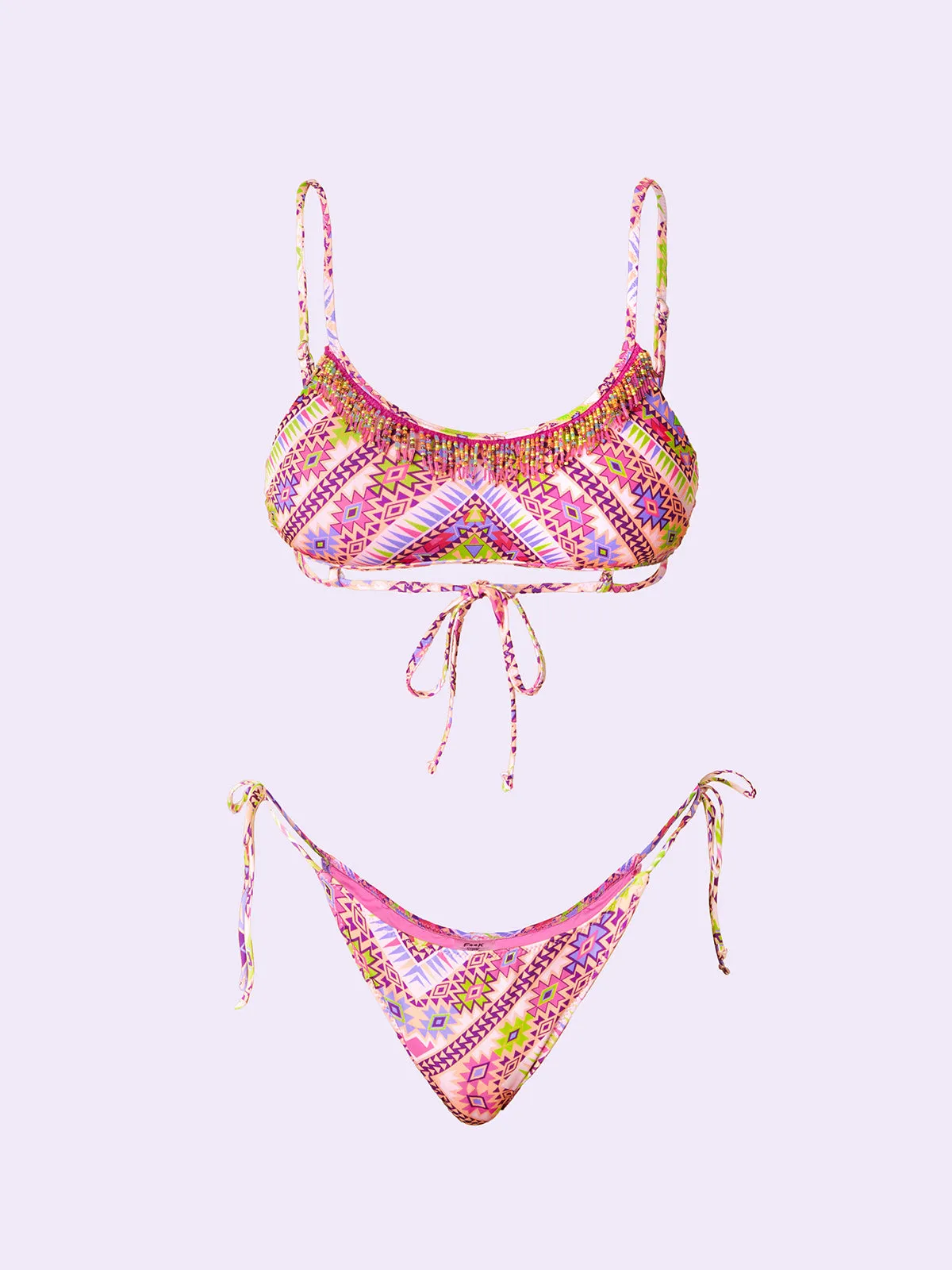 Bikini Donna F**K Crazy Top con Slip Regolabile Fantasia SW0701-X22 sold by F**K Official product image thumbnail 3