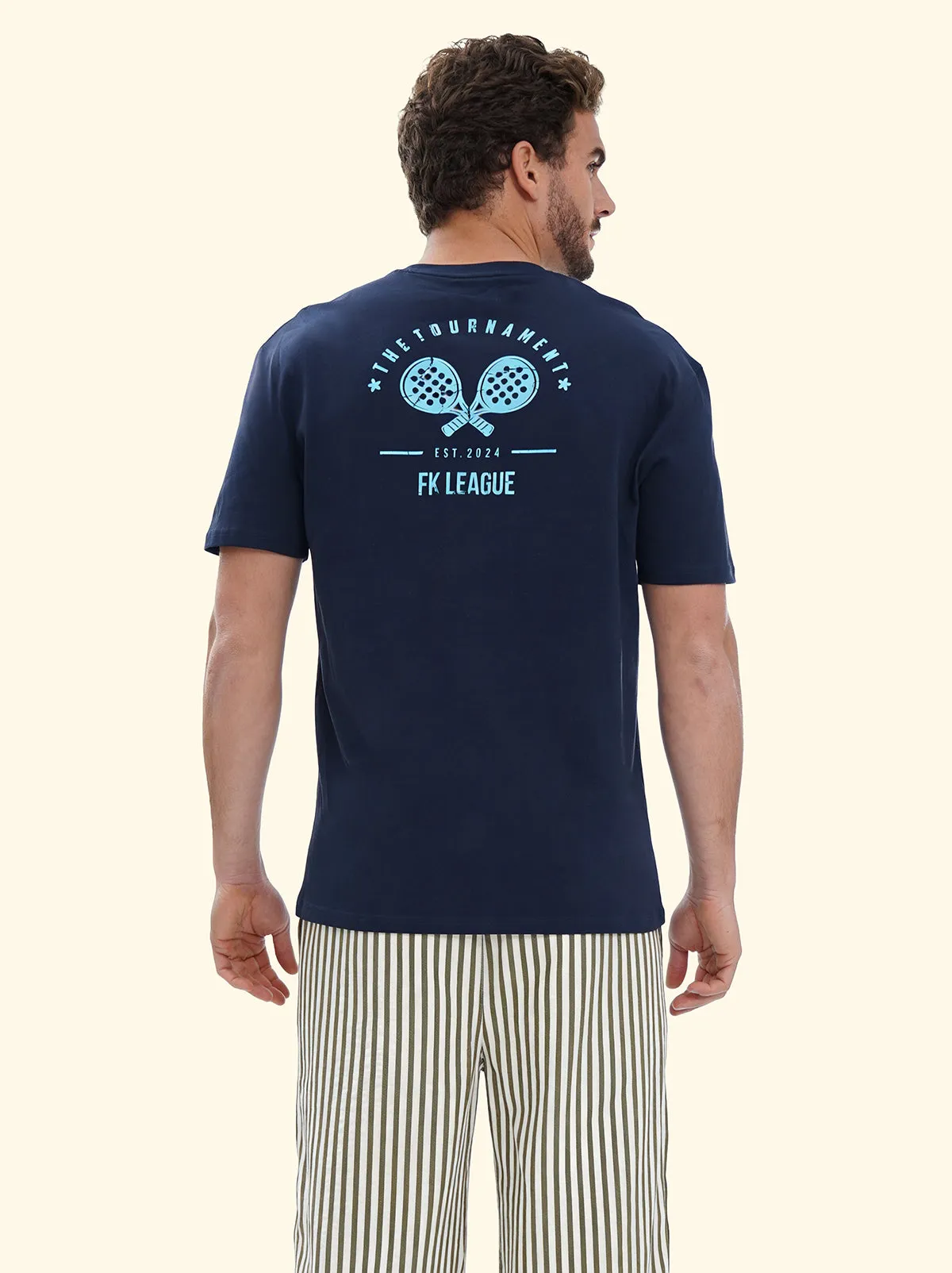 T-Shirt Uomo F**K Blu SM6007-BU sold by F**K Official product image thumbnail 2