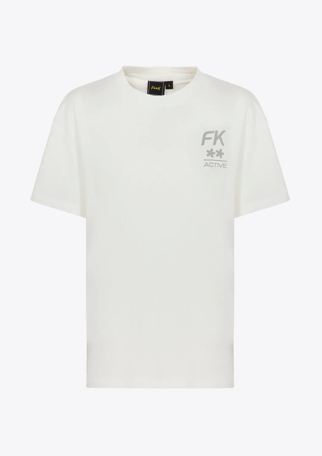T-shirt 100%CO White sold by F**K Official product image thumbnail 3