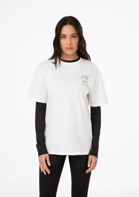 T-shirt 100%CO White made by F**K Official