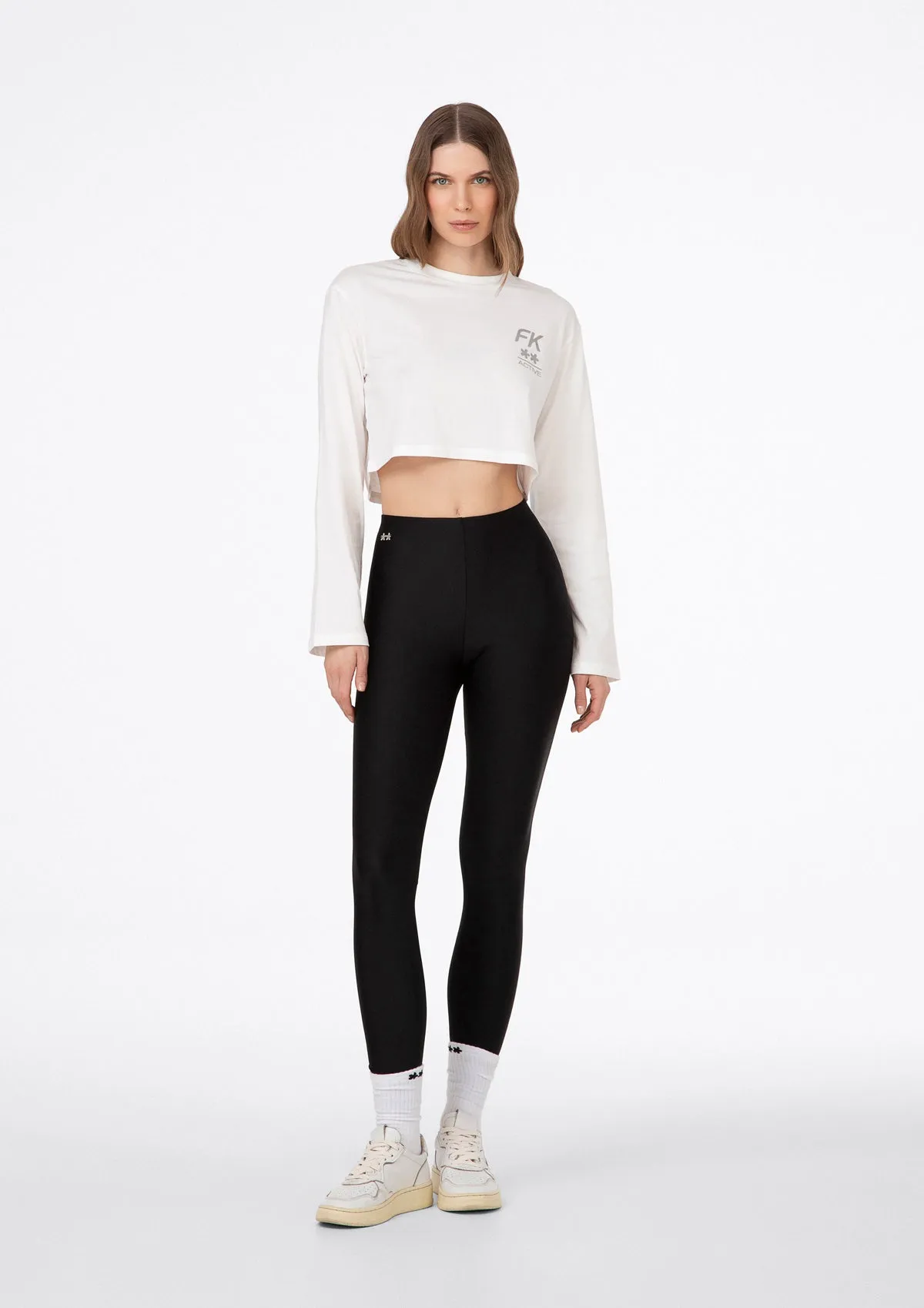 T-Shirt Crop Donna F**K Bianca 0075-WH sold by F**K Official