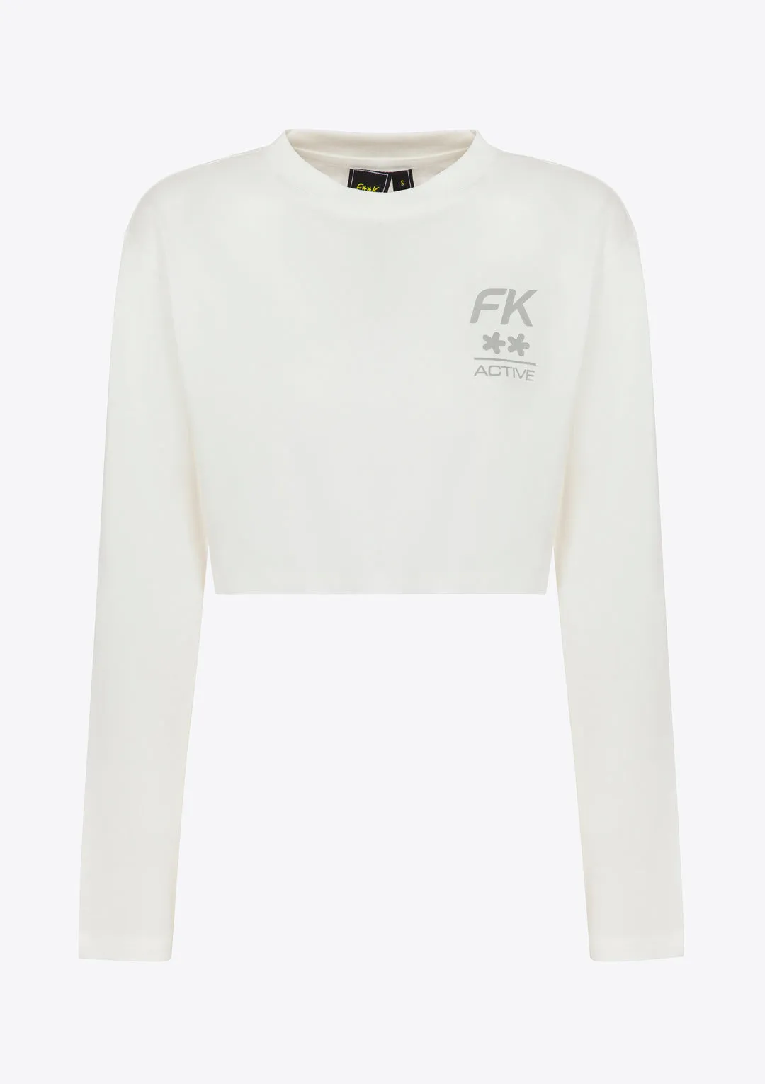 T-Shirt Crop Donna F**K Bianca 0075-WH sold by F**K Official product image thumbnail 4