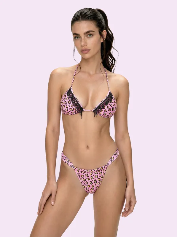 Bikini Donna F**K Crazy Triangolo con Slip Brasiliano Fisso Fantasia SW0700-X26 made by F**K Official