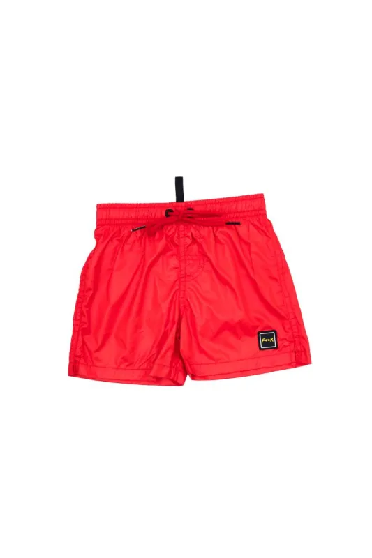 Solid color shiny shorts shorts made by F**K Official