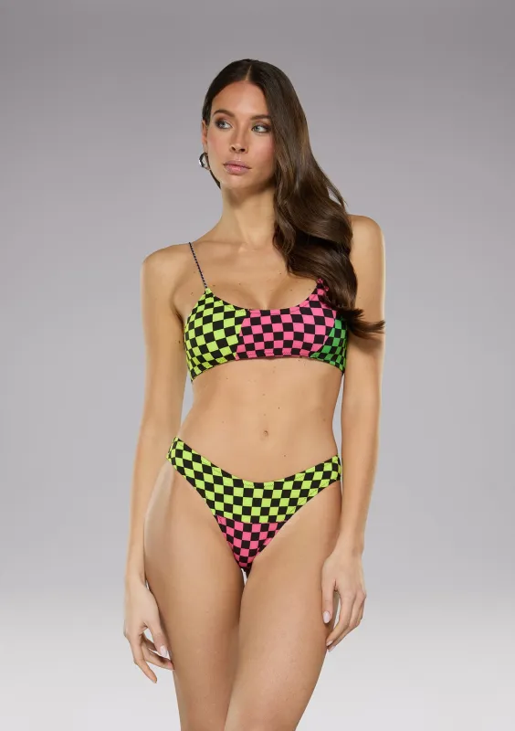 Top bikini e SLIP Fixed American Rainbow made by F**K Official