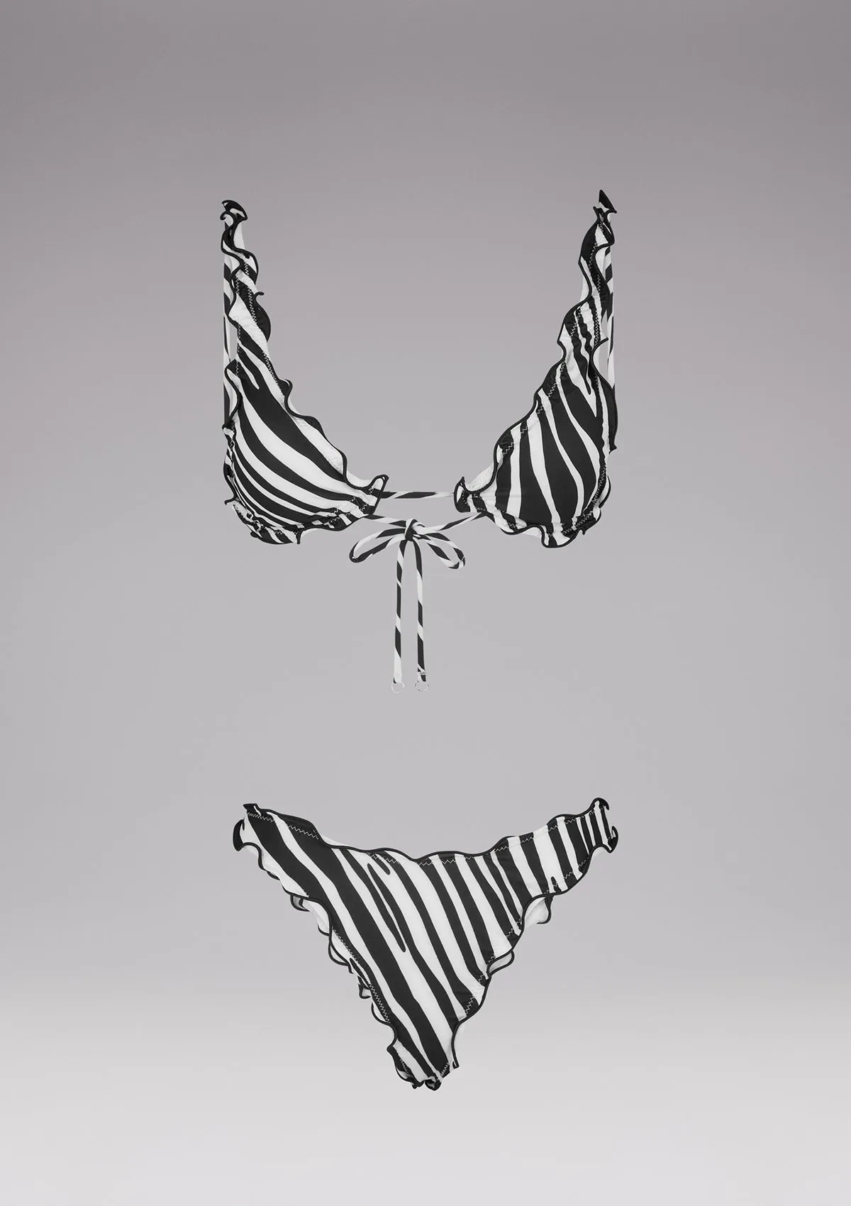 Bikini triangle frou frou e SLIP American Fixed Striped sold by F**K Official product image thumbnail 3