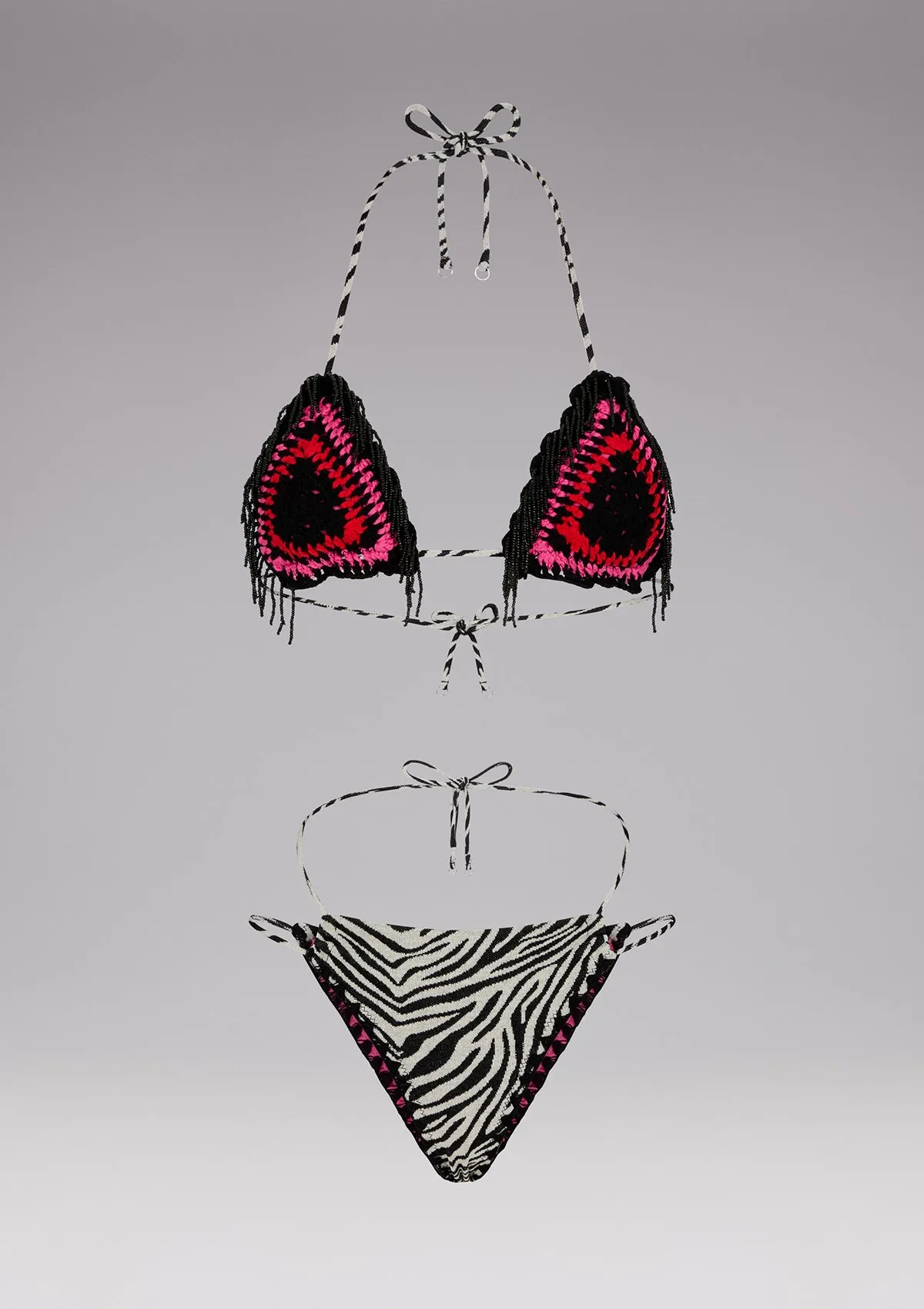 Bikini triangle e SLIP Adjustable striped sold by F**K Official product image thumbnail 3