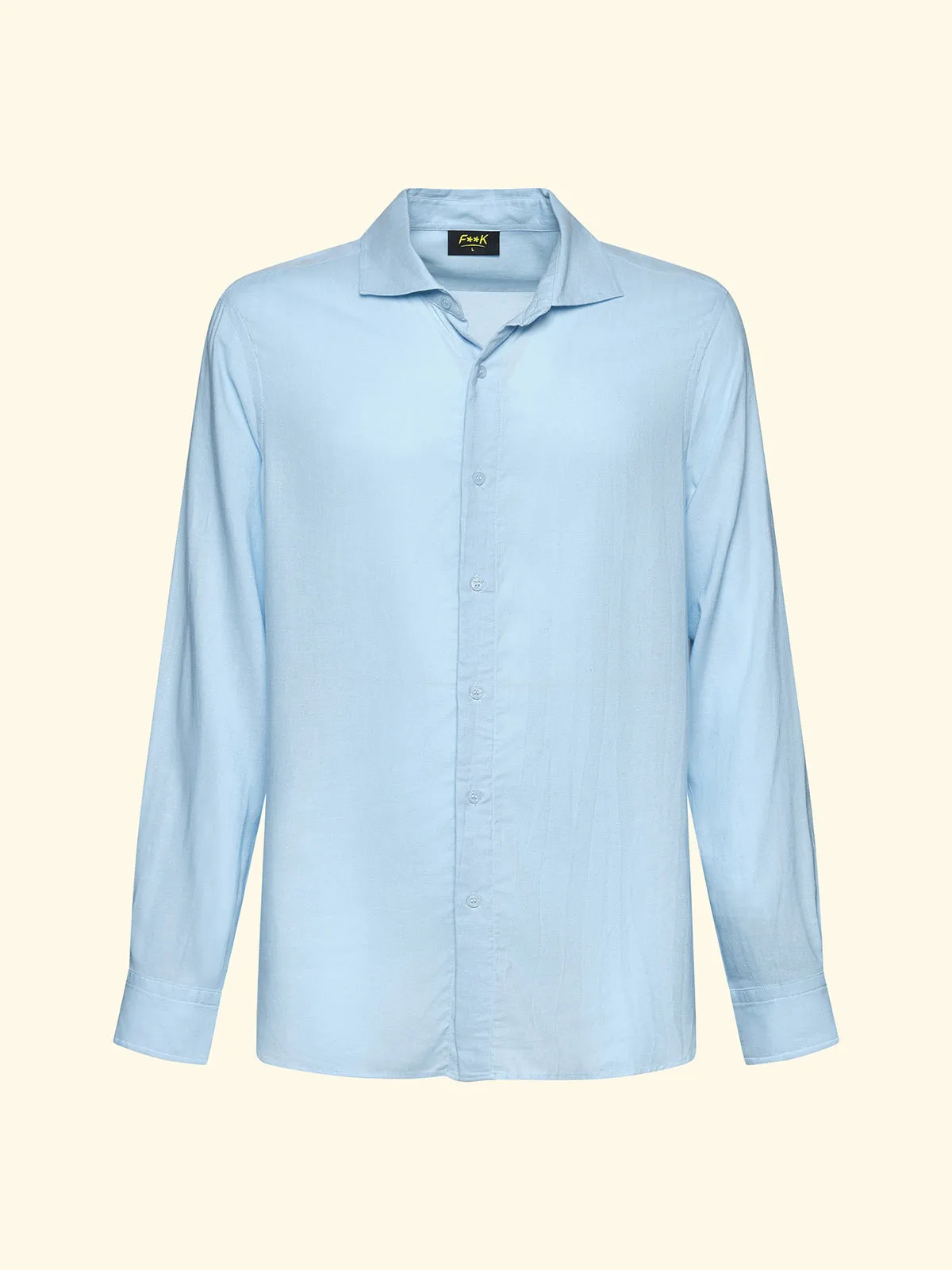 Camicia Uomo F**K Celeste SM7000-CL sold by F**K Official product image thumbnail 3