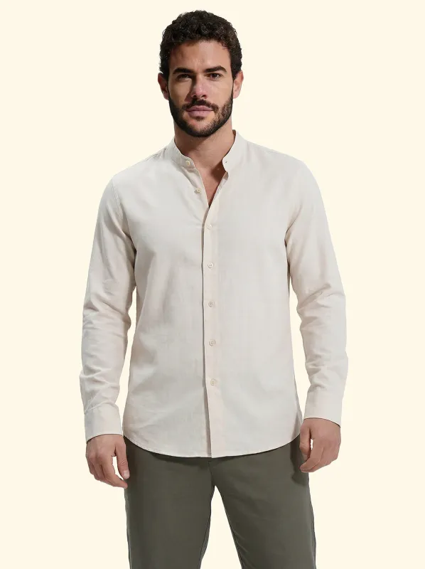 Camicia Uomo F**K Beige SM7001-BG made by F**K Official