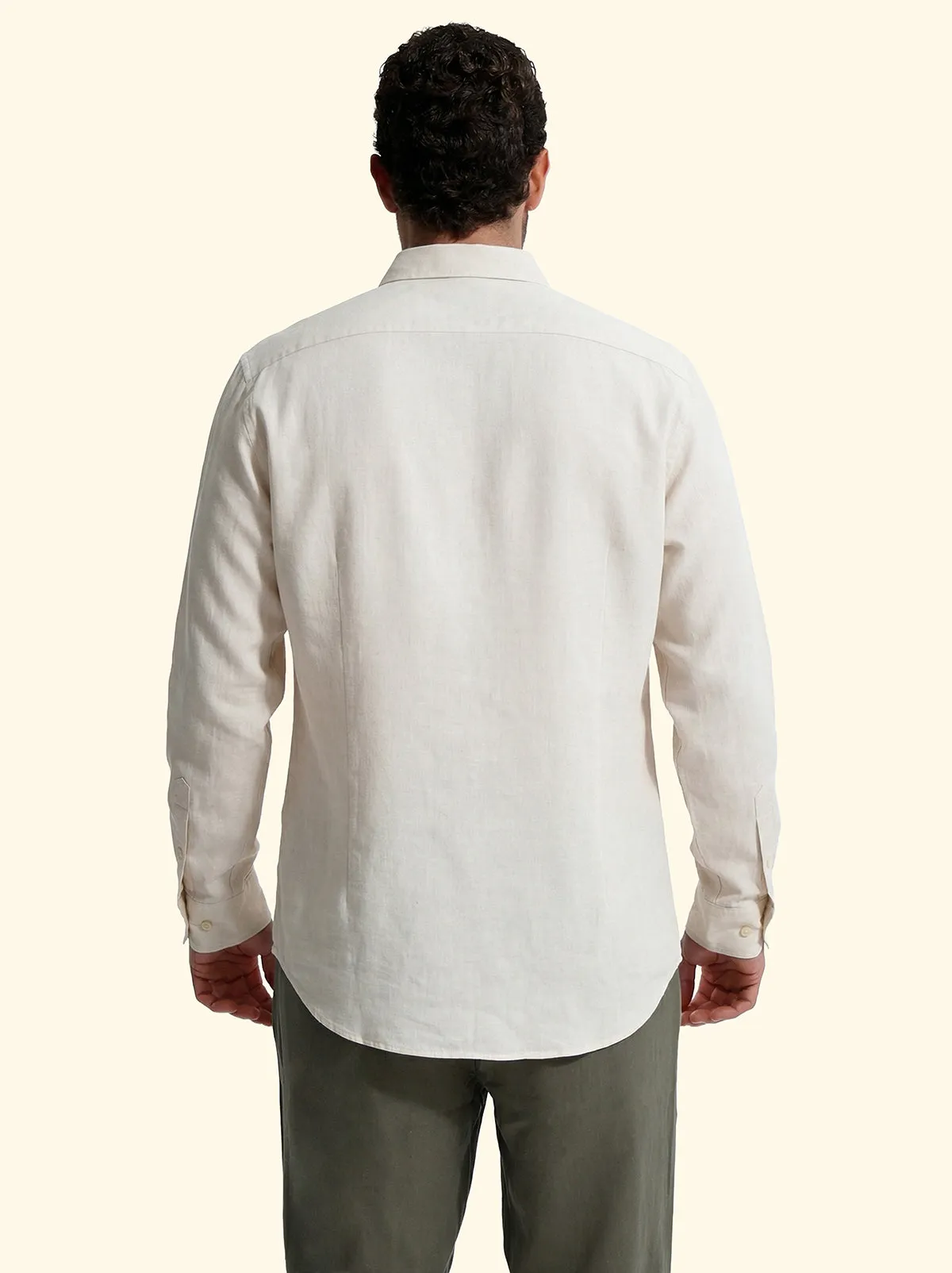 Camicia Uomo F**K Beige SM7001-BG sold by F**K Official product image thumbnail 2