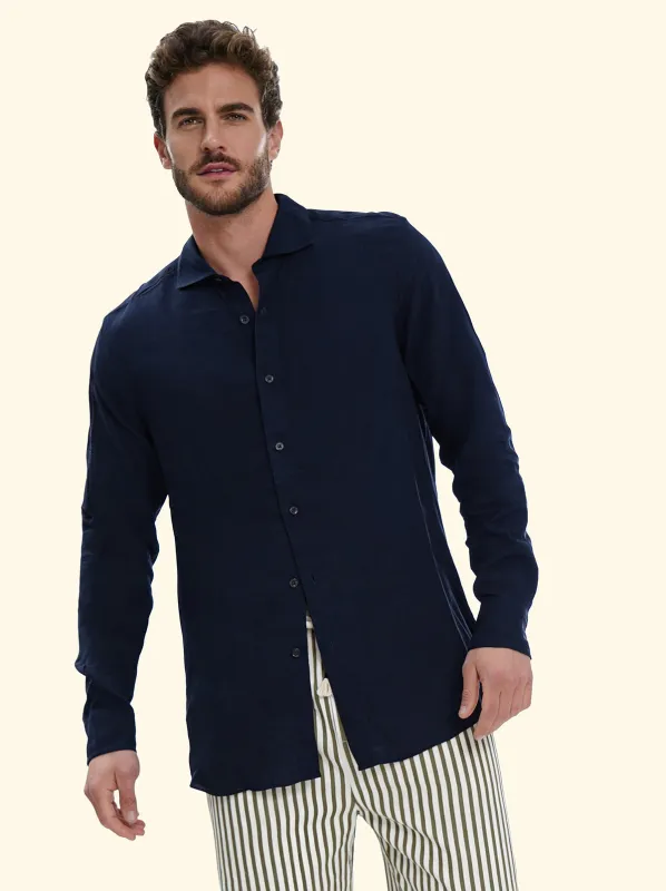 Camicia Uomo F**K Blu SM7000-BU made by F**K Official