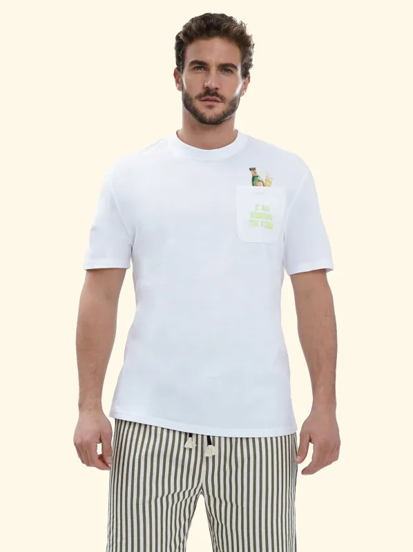 T-Shirt Uomo F**K Bianco SM6003-WH made by F**K Official