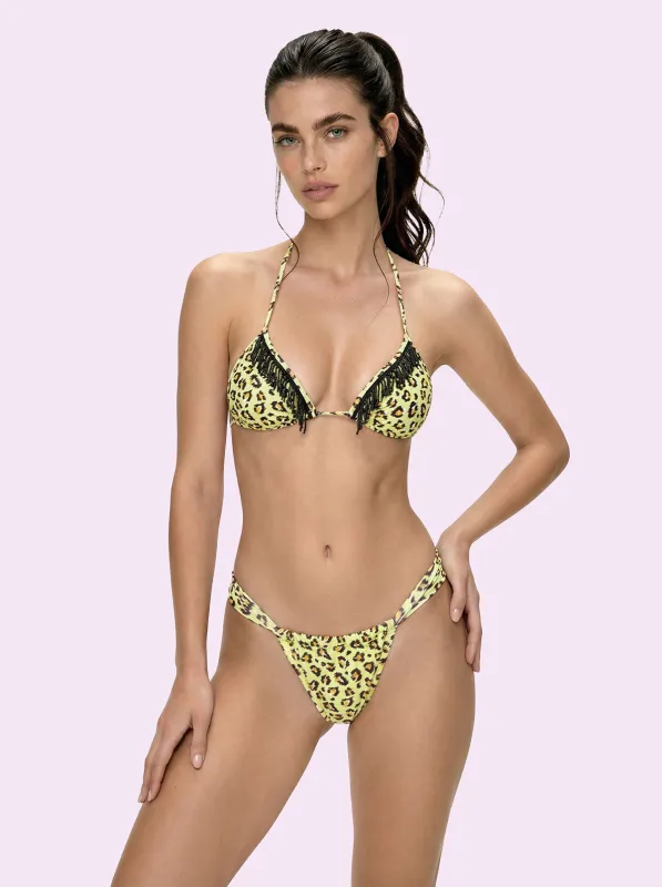 Bikini Donna F**K Crazy Triangolo con Slip Brasiliano Fisso Fantasia SW0700-X29 made by F**K Official