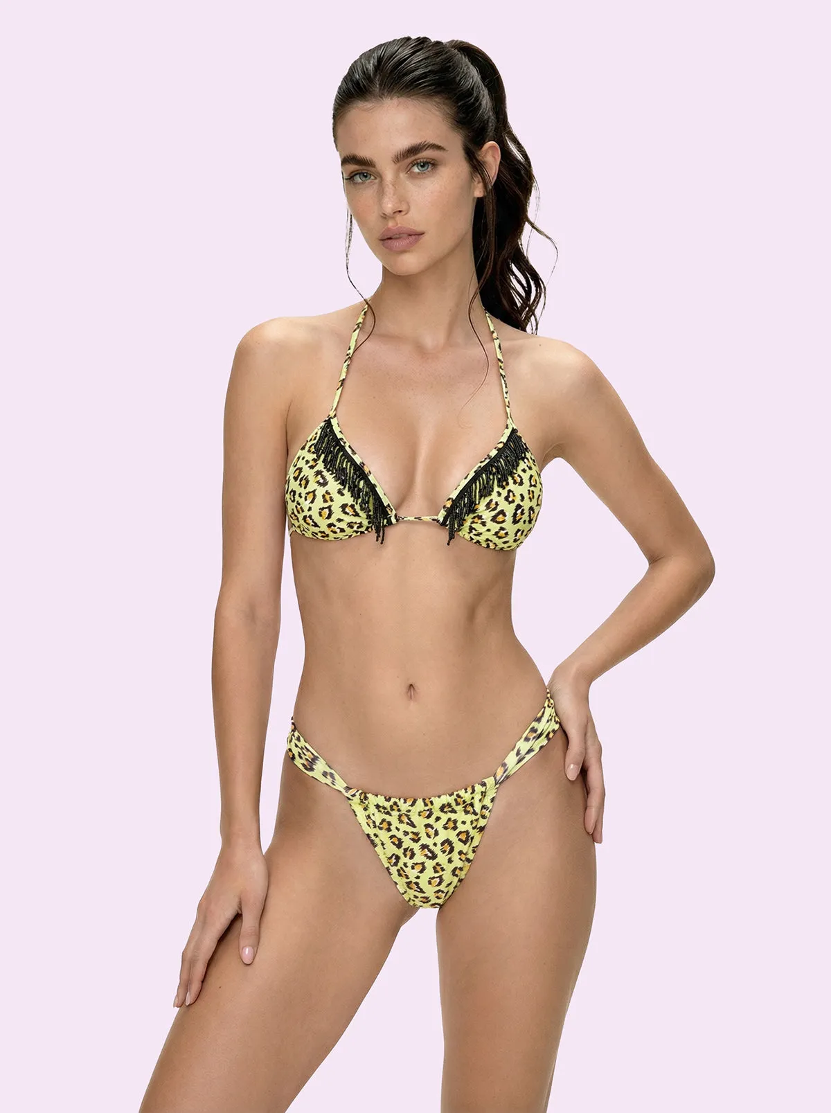Bikini Donna F**K Crazy Triangolo con Slip Brasiliano Fisso Fantasia SW0700-X29 sold by F**K Official