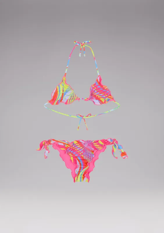 Bikini triangle e SLIP Butterfly adjustable knots made by F**K Official