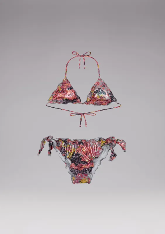 Bikini triangle e SLIP Flourish adjustable knots made by F**K Official