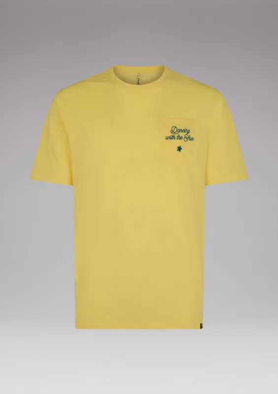 T-shirt with pocket mood tropical made by F**K Official