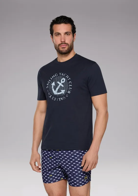 T-shirt with marine mood graphics made by F**K Official