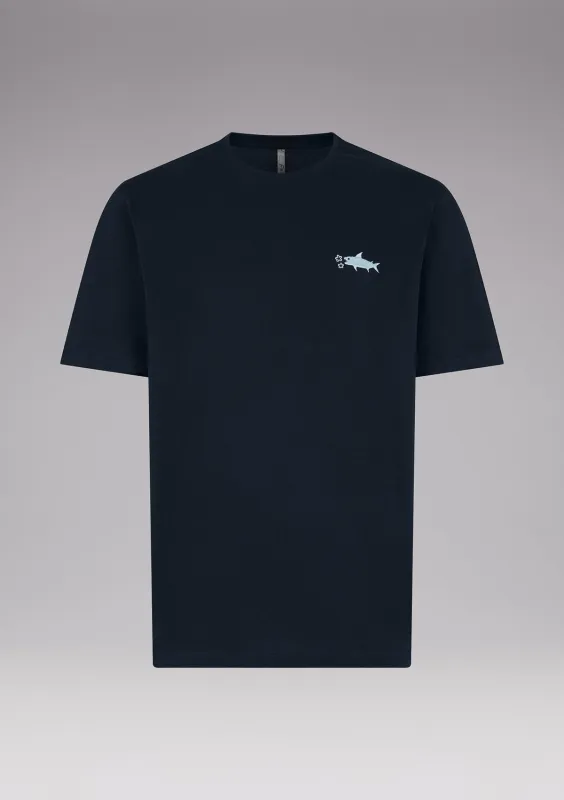 T-shirt with sea mood embroidery made by F**K Official