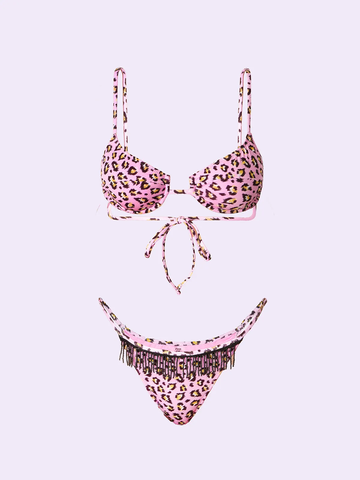 Bikini Donna F**K Crazy Reggiseno con Ferretto e Slip Fisso Fantasia SW0702-X26 sold by F**K Official product image thumbnail 3