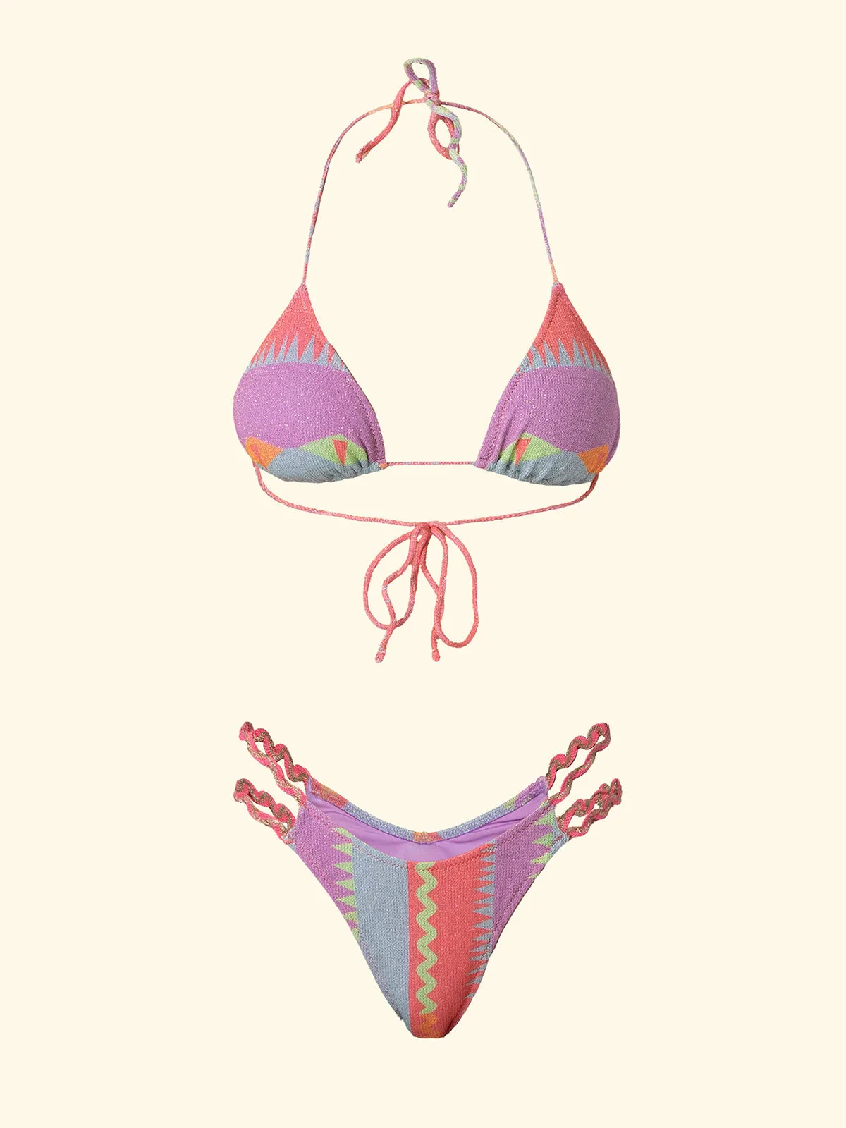 Women's Bikinis F**K Triangle with Slip Fixed Fantasy SW0371-X26 sold by F**K Official product image thumbnail 3