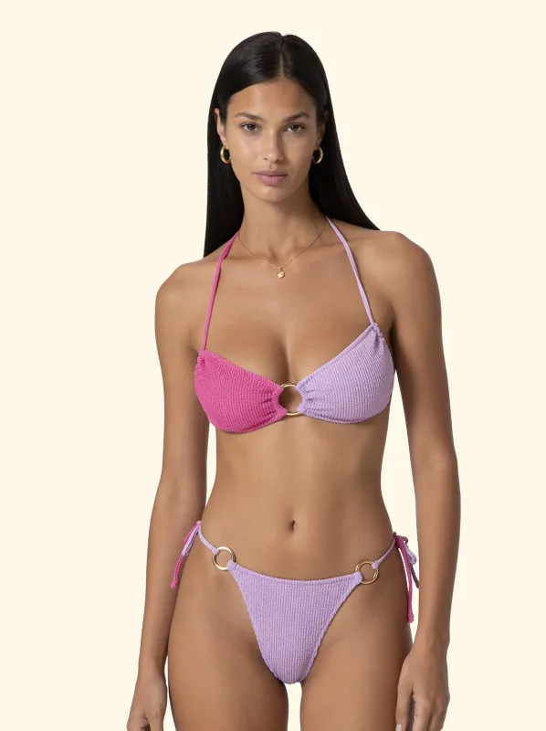Women's Bikinis F**K Band with Slip Adjustable Lilac SW1203-LC made by F**K Official