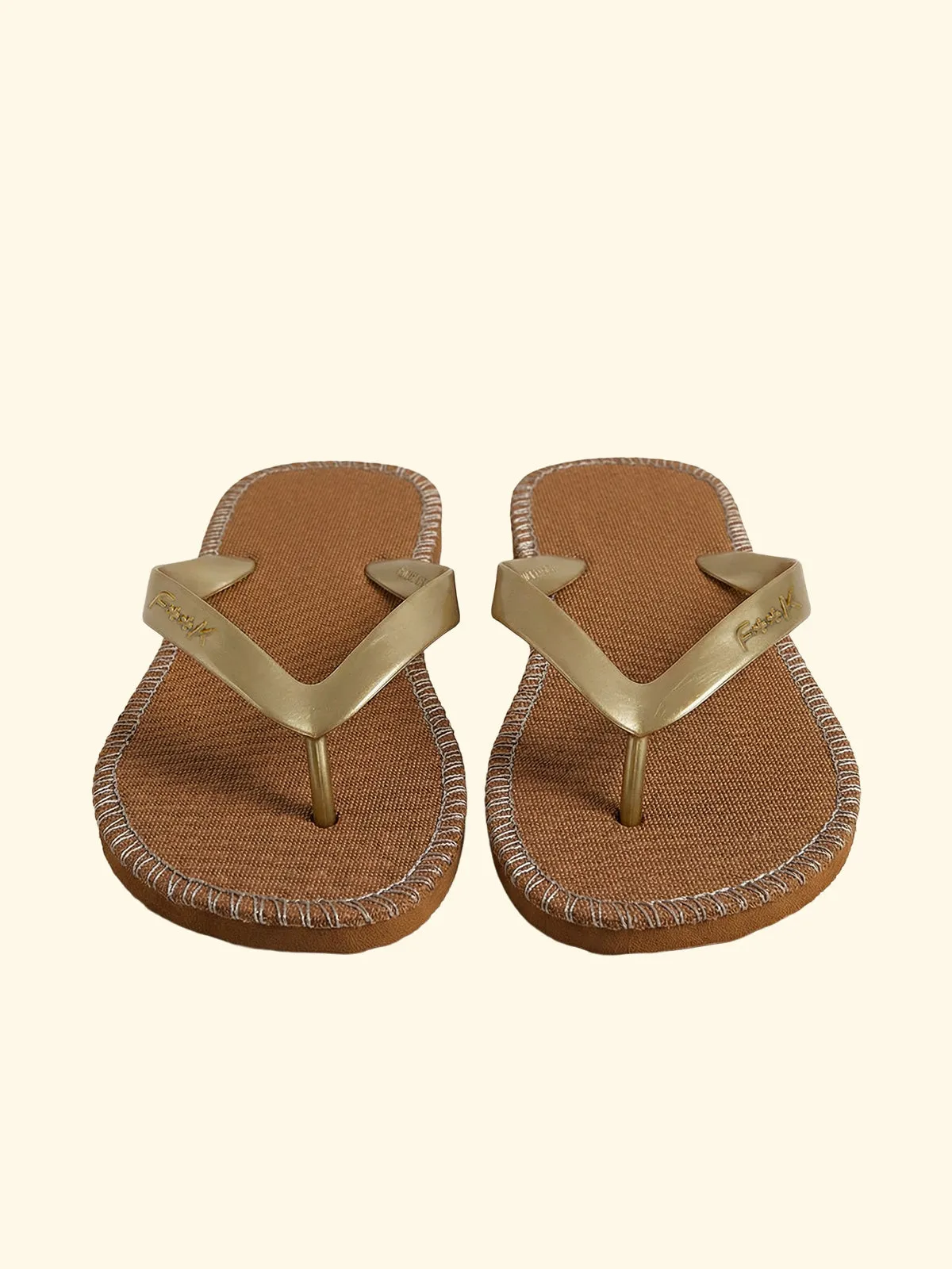 Women's flip flops F**K Gold SW0300-GD sold by F**K Official product image thumbnail 2