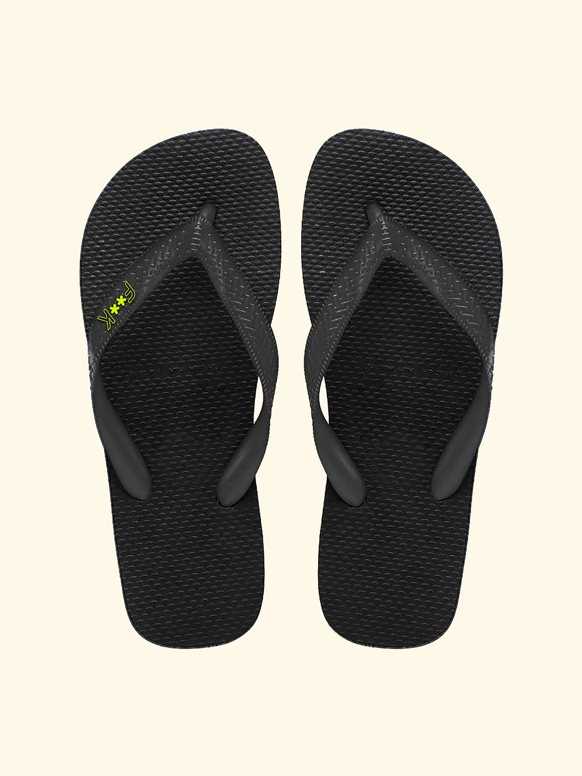 Men's flip flops F**K Black SM8004-BK sold by F**K Official