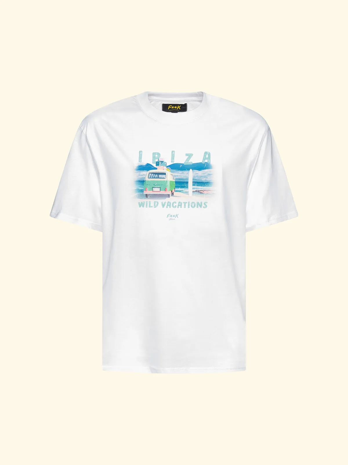 Men's T-Shirt F**K White SM6008-WH sold by F**K Official product image thumbnail 3