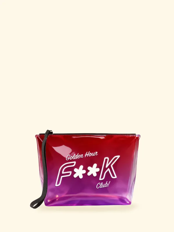 Mini Unisex Clutch F**K SU8906-X81 made by F**K Official