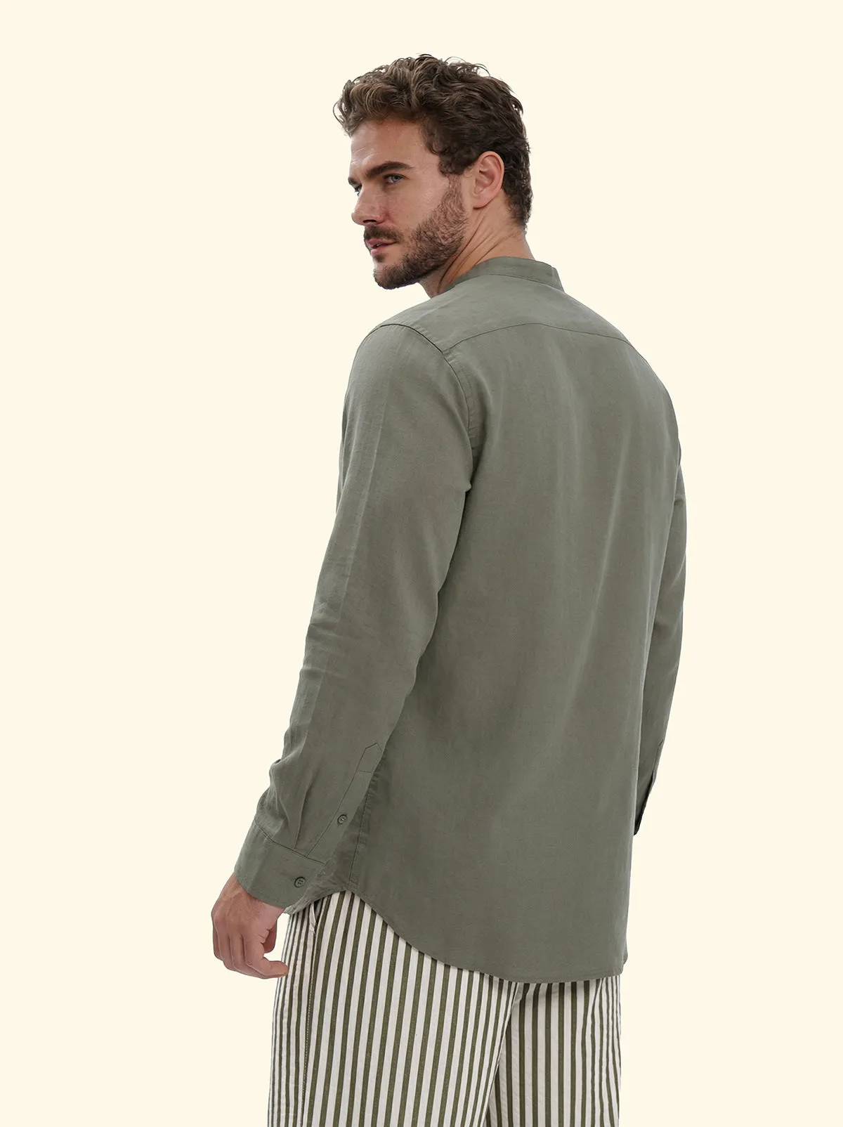 Men's shirt F**K Military Green SM7001-MG sold by F**K Official product image thumbnail 2