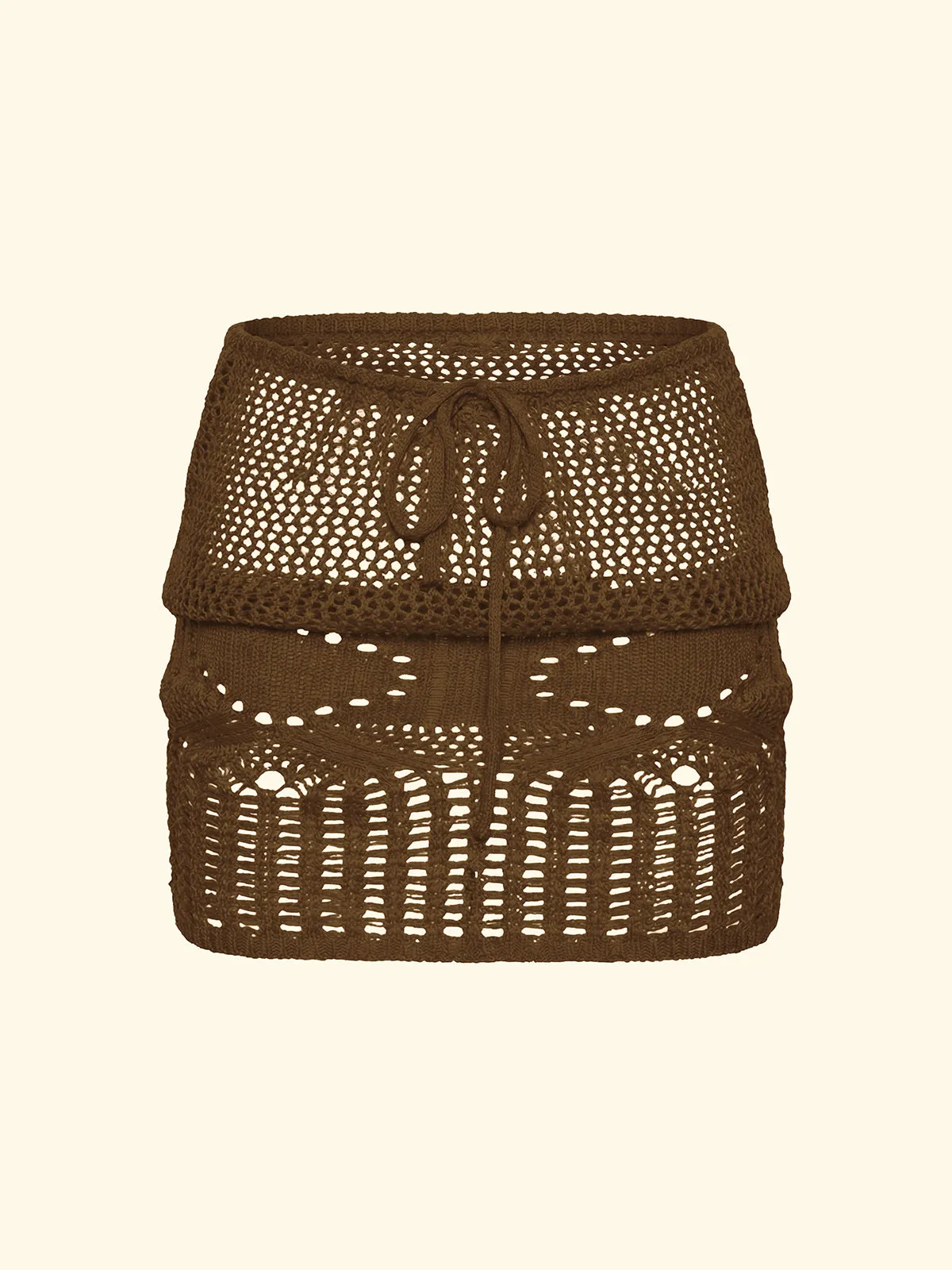 Women's short skirt F**K Brown SW0226-BN sold by F**K Official product image thumbnail 4