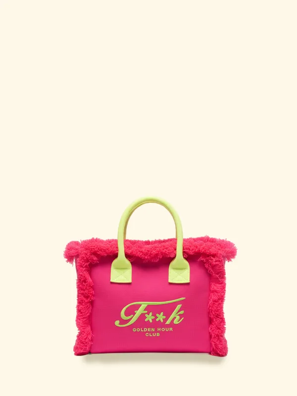 Women's Basket Bag F**K Fuchsia SW0104-FX made by F**K Official
