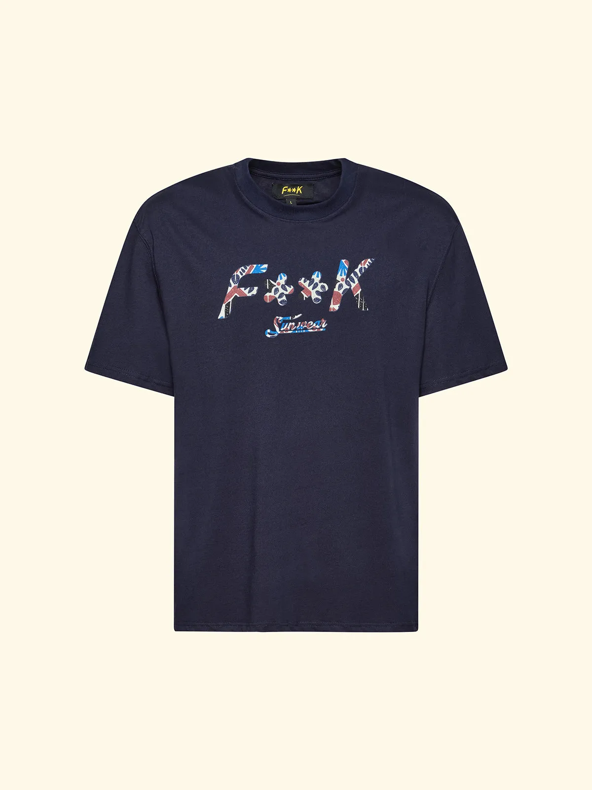 Men's T-Shirt F**K Blue SM6011-BU sold by F**K Official product image thumbnail 3