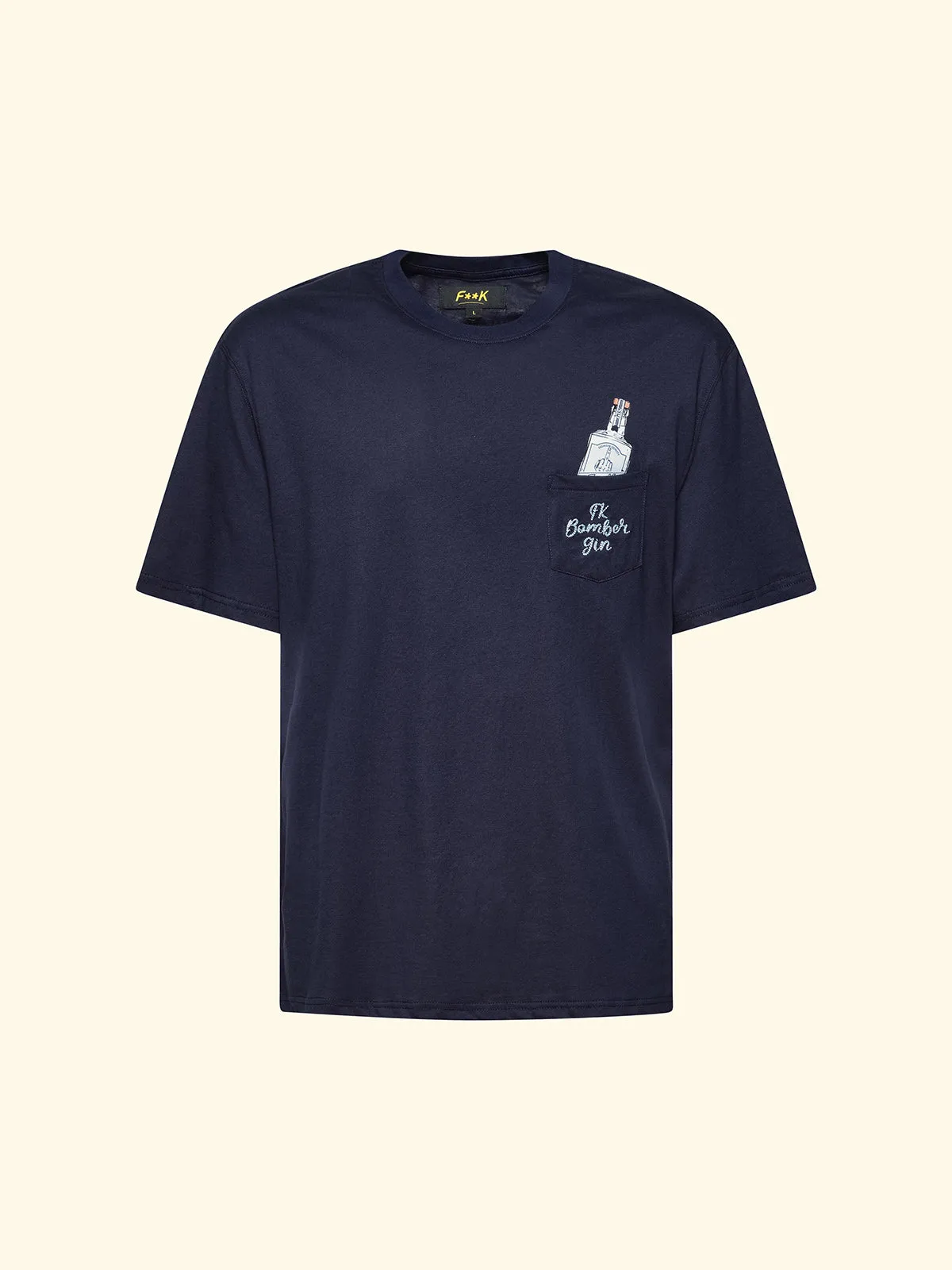 Men's T-Shirt F**K Blue SM6003-BU sold by F**K Official product image thumbnail 3