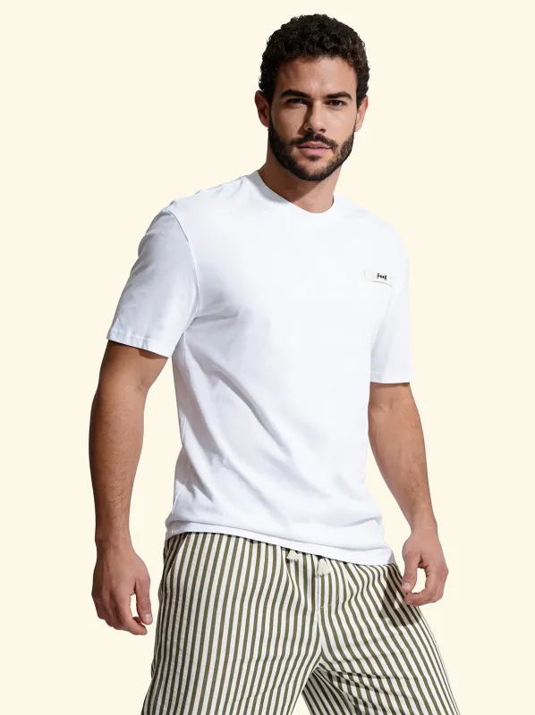 Men's T-Shirt F**K White SM6002-WH made by F**K Official